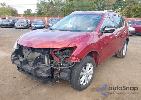 2015 Nissan Rogue Sv from USA, damaged, VIN KNMAT2MV1FP508118